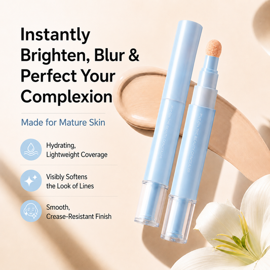 🤩🤩Mature Skin Concealer | Smooth Coverage for Dark Spots, Shadows & Expression Lines