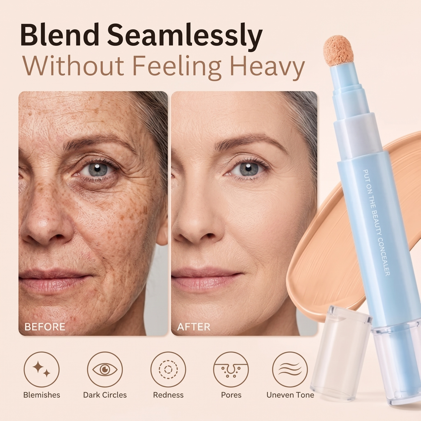 🌹🌹Hydrating Concealer Pen With Brightening & Flawless Coverage