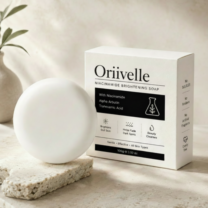💖💖Oriivelle Niacinamide Brightening Soap, With Alpha‑Arbutin & Tranexamic Acid, Fade Dark Spots & Post‑Acne Marks, Gentle Deep Cleansing Bar For All Skin Types