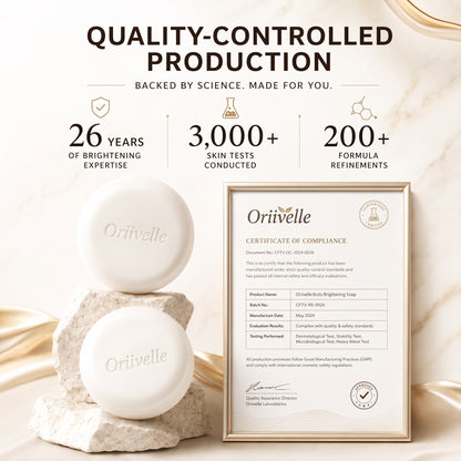 💖💖Oriivelle Niacinamide Brightening Soap, With Alpha‑Arbutin & Tranexamic Acid, Fade Dark Spots & Post‑Acne Marks, Gentle Deep Cleansing Bar For All Skin Types