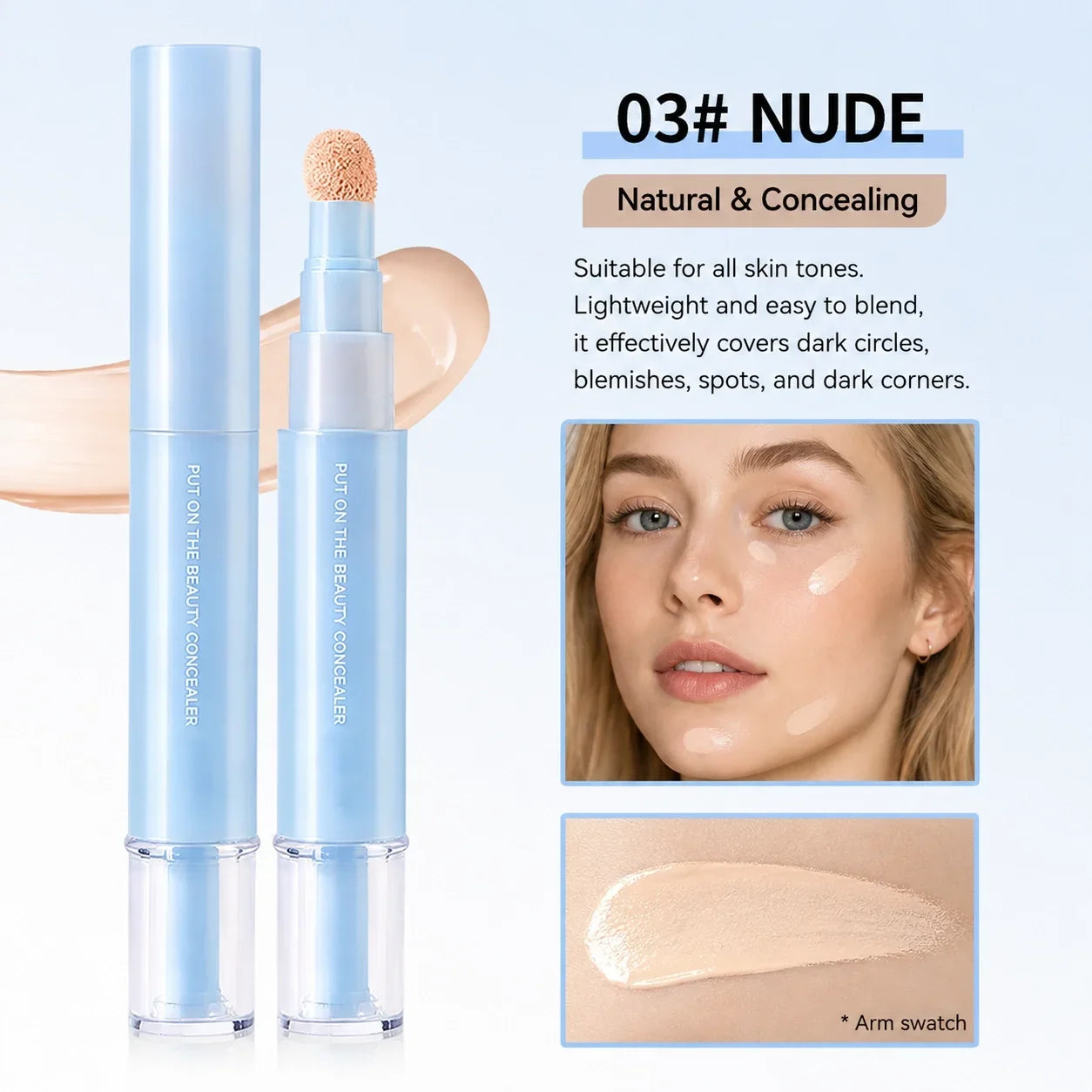😍😍Hydrating Concealer Pen With Brightening & Flawless Coverage