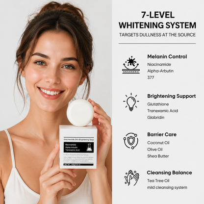 TeaShell Niacinamide Brightening Soap for Dull & Uneven-Looking Skin